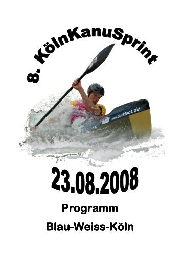 Programm Blau-Weiss-Köln - KölnKanuSprint