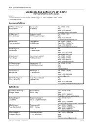 Ausschreibung - WSV 1850 Ergebnisservice