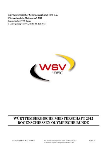 Ergebnisliste LM-FITA 2012 (PDF-Datei) - Bogenfax