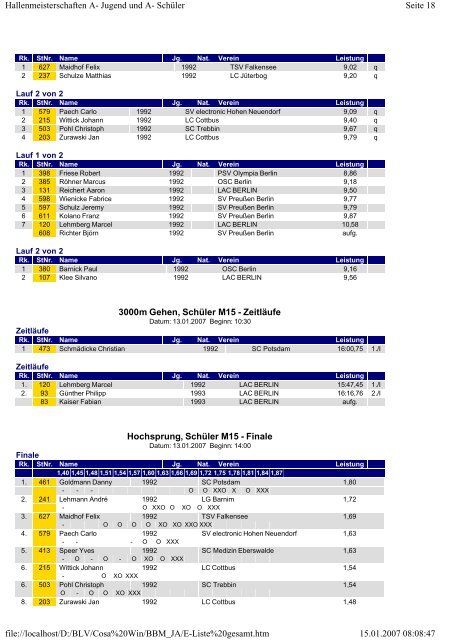 Hallenmeisterschaften A- Jugend und A- Schüler - Berliner ...