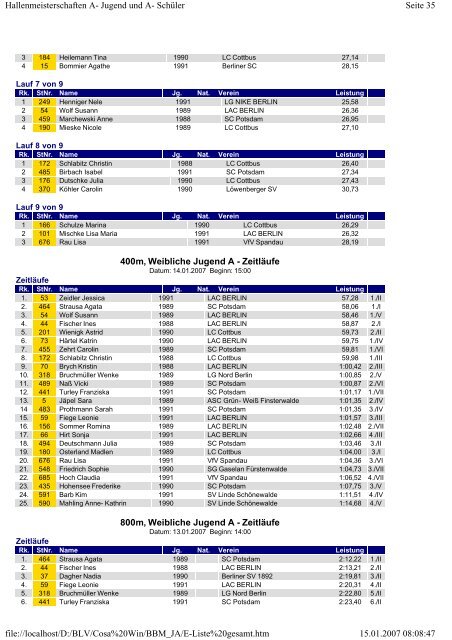 Hallenmeisterschaften A- Jugend und A- Schüler - Berliner ...