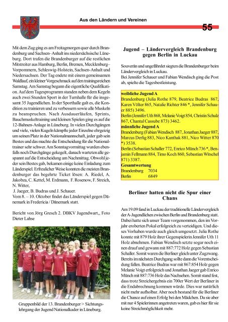 Bohle-Journal - Deutscher Kegler