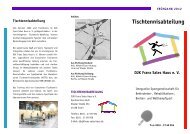 Flyer zur Tischtennis-Abteilung - Franz Sales Haus