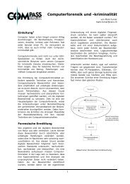 Computerforensik und -kriminalität - Compass Security AG