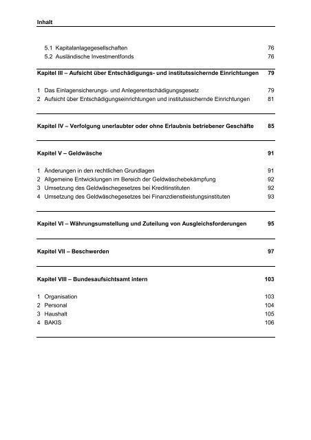 Bundesaufsichtsamt für das Kreditwesen - BaFin