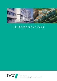 Jahresbericht 2000 - DSW