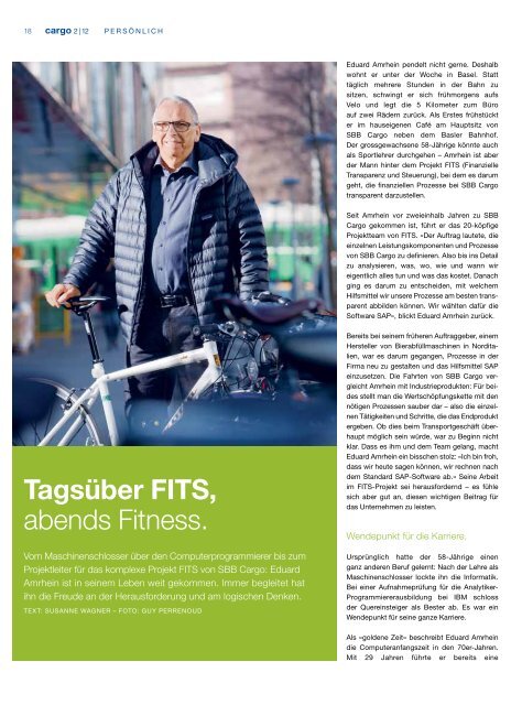 Cargo Magazin 2 / 12 - SBB Cargo