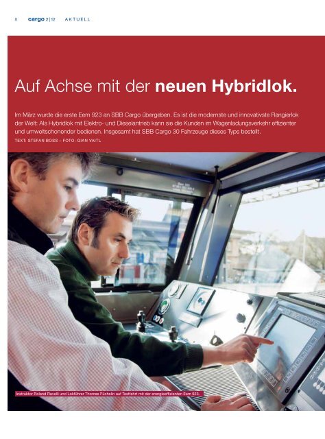 Cargo Magazin 2 / 12 - SBB Cargo