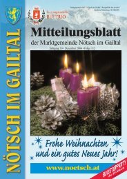 Frohe Weihnachten und ein gutes Neues Jahr! - Marktgemeinde ...