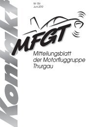 Mitteilungsblatt der Motorfluggruppe Thurgau