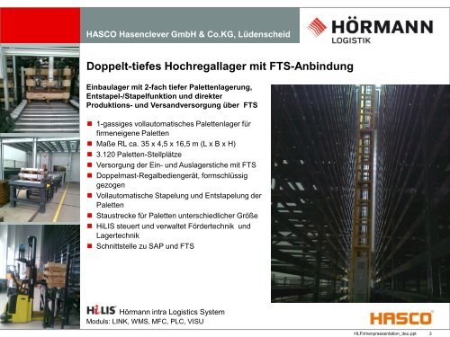 Referenzen - Hörmann Logistik GmbH