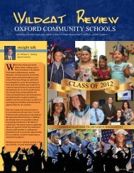 OxfOrd COmmunity SChOOlS