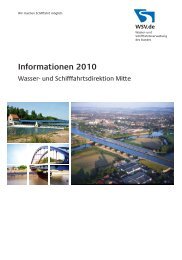 Informationen 2010 - WSD Mitte - Wasser- und ...