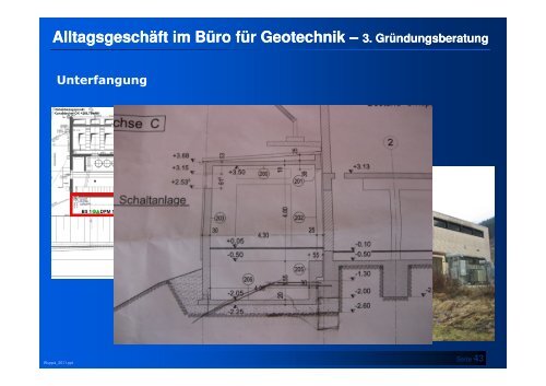 Alltagsgeschäft im Büro für Geotechnik - Statik - Bergische ...