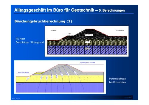 Alltagsgeschäft im Büro für Geotechnik - Statik - Bergische ...