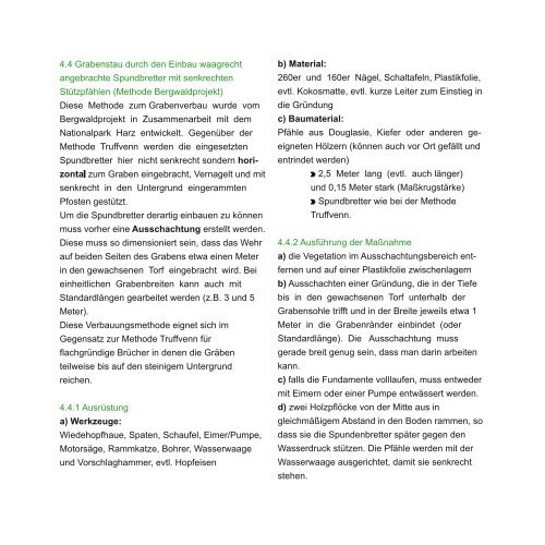 Leitfaden zur Wiedervernässung (PDF 2,9 MB) - EU LIFE Moore