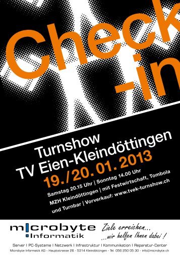 Festführer - Turnshow TV Eien-Kleindöttingen