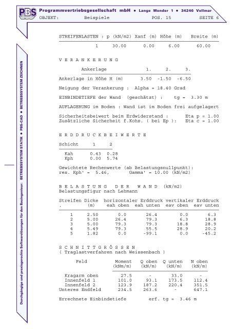 23L Spundwand mehrfach