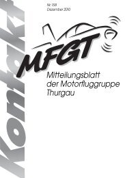 Kontakt Nr. 158 - Motorfluggruppe Thurgau