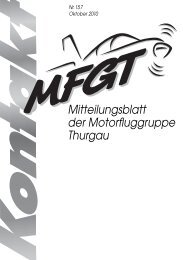 MFGT-Fondueplausch 2010 - Motorfluggruppe Thurgau