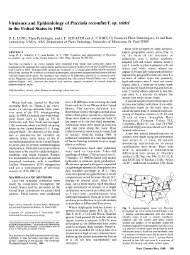 Virulence and Epidemiology of Puccinia recondita f. sp. tritici in the ...