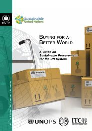 “Buying for a Better World” guide - United Nations Global Marketplace