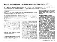 Races of Puccinia graminis f. sp. avenae in the United States During ...