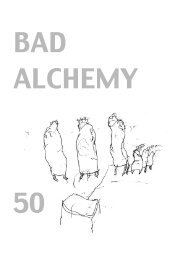 Anything goes - NOT. - Bad Alchemy