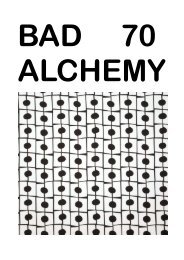 Printversion vergriffen: Freier Download BA 70 als PDF - Bad Alchemy