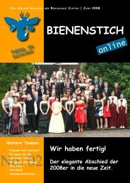 BIENENSTICH - Realschule Vlotho