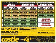 Brushless Motor Gearing Chart