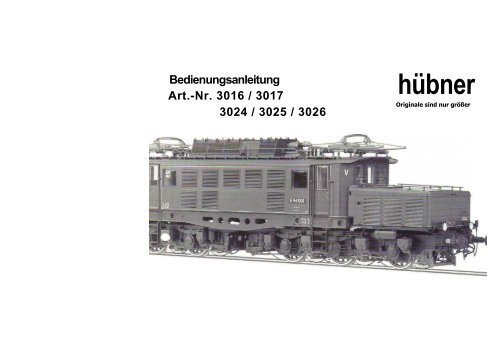 hübner - Spur-1-Freunde-Berlin: Modellbahn in Spur 1