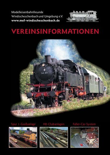 Infoflyer der MEF Windischeschenbach und Umgebung e.V.