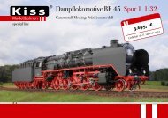 Dampflokomotive BR 45 Spur 1 1:32 - ModellBahn-Seyfried