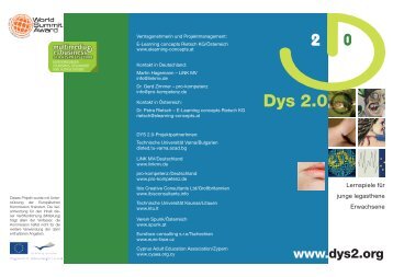 DYS 2.0-Folder - E-Learning concepts petra rietsch