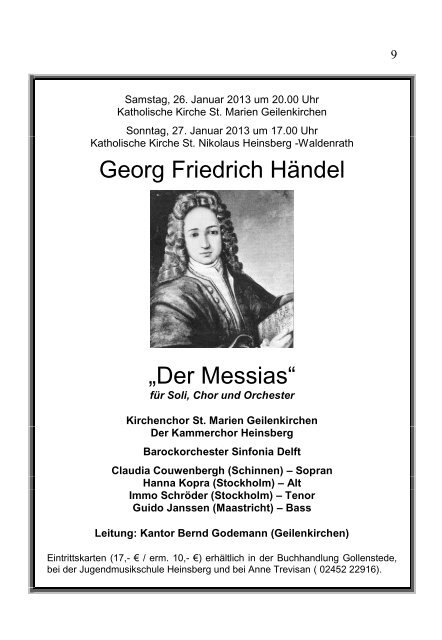GEMEINDEBRIEF - Evangelische Kirchengemeinde Heinsberg