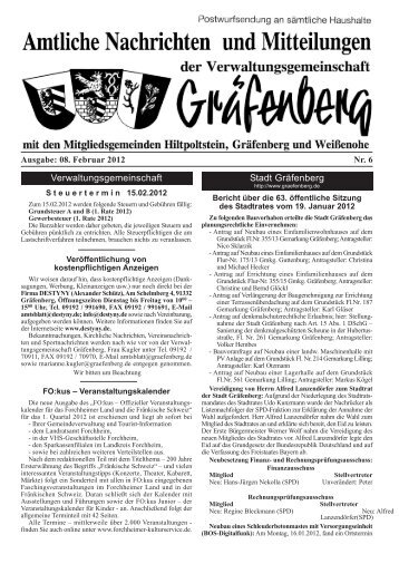 Amtsblatt Ausgabe 06/2012 - Hiltpoltstein