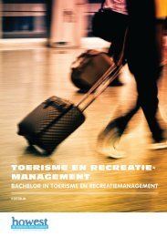 Toerisme en recreatiemanagement - Howest.be