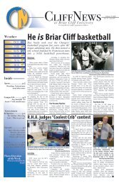He isBriar Clifi basketball - Briar Cliff University