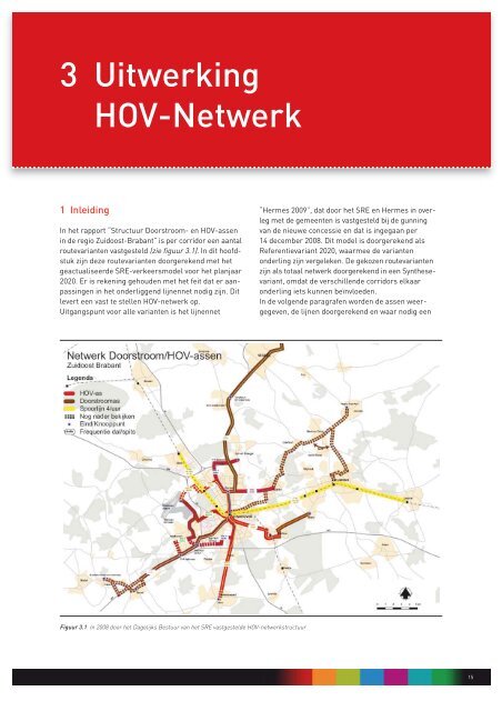 HOV Netwerk Zuidoost Brabant - Reizigersoverleg SRE