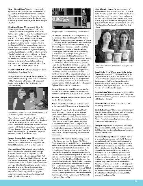 Marian Magazine - Marian High School