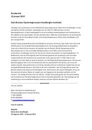 Oud-directeur Spoorwegmuseum Asselberghs overleden - Het ...