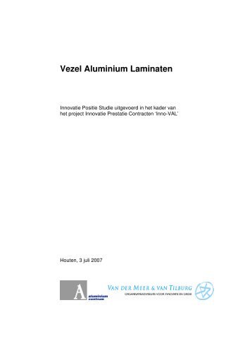 Projectrapport Vezel Aluminium Laminaten - Het Aluminium Centrum