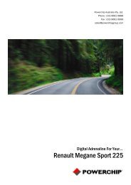 Renault Megane Sport 225 - Powerchip Australia