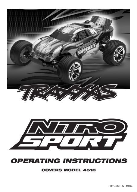 traxxas nitro sport engine