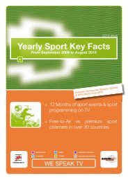 Yearly Sport Key Facts - Médiamétrie