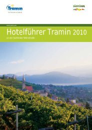 Hotelführer Tramin 2010