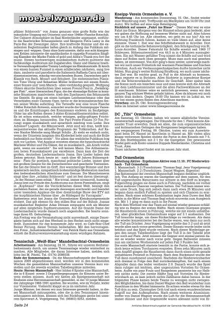 Amtliches Bekanntmachungsblatt Mandelbachtal U