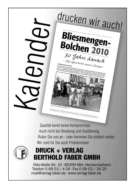 Amtliches Bekanntmachungsblatt Mandelbachtal U