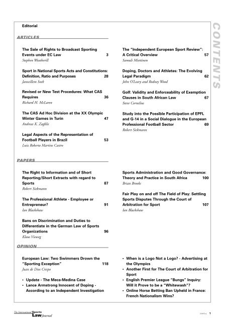 ISLJ 2006, No. 3-4 - TMC Asser Instituut